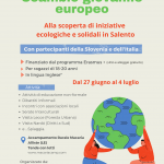 Scambio Giovanile Europeo- Alla scoperta di iniziative ecologiche e solidali in Salento”